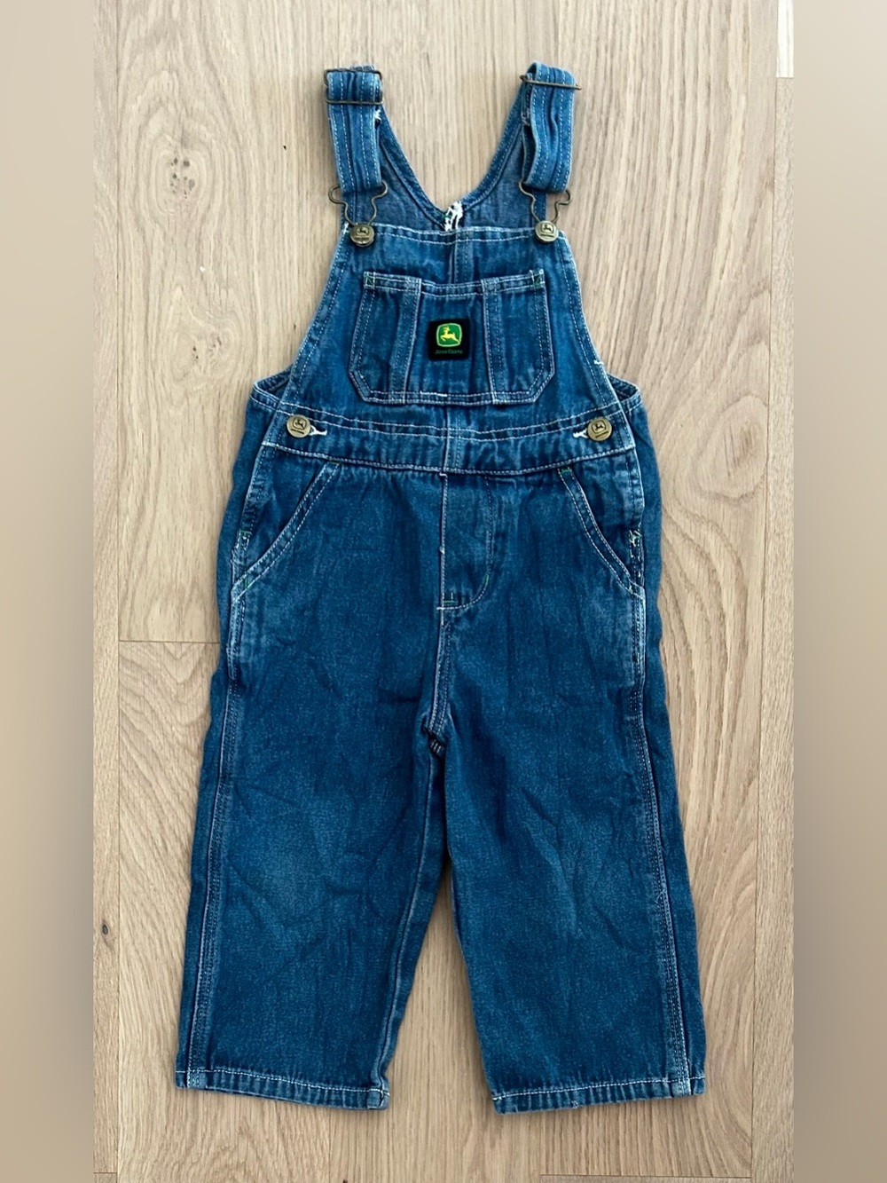 Toddler John Deere Denim Overalls - Size 2T